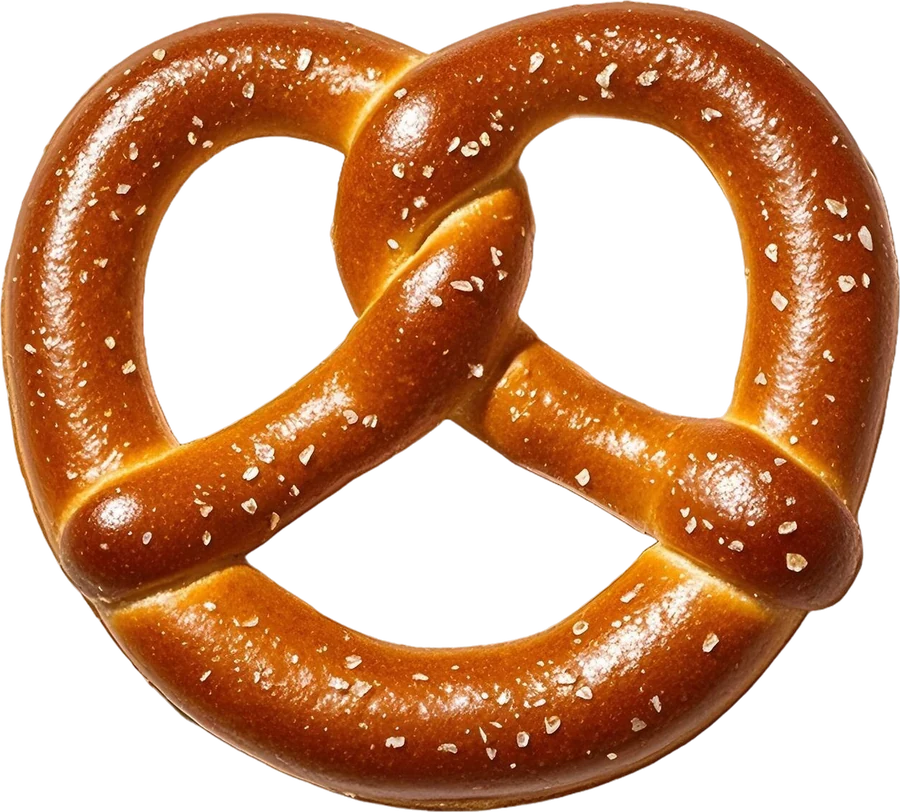Laugenbrezel mit grobem Salz